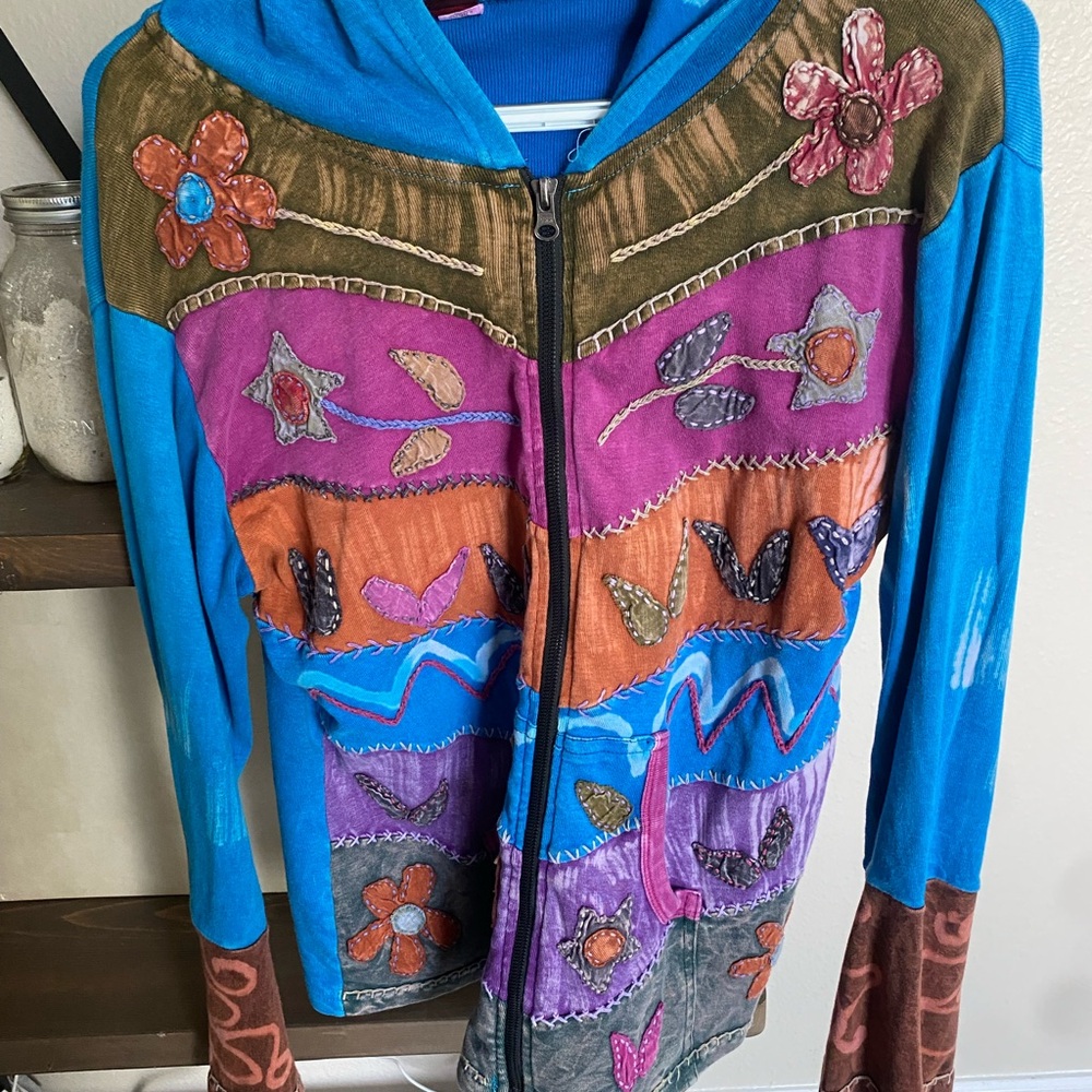 KPC patchwork zip up - Picture 2 of 5